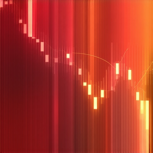 Futuristic chart visualizing gold market data with digital overlays