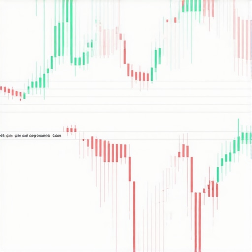 Futuristic illustration of blockchain, AI, and secure vaults in gold trading