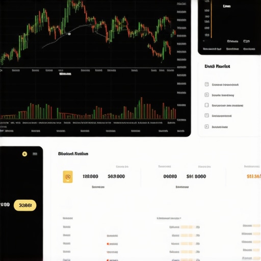 Futuristic digital interfaces showing real-time gold market analytics, blockchain provenance, and premium trend charts.