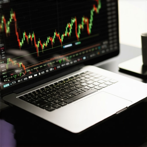 Futuristic digital platform showing gold trading data with charts and analytics