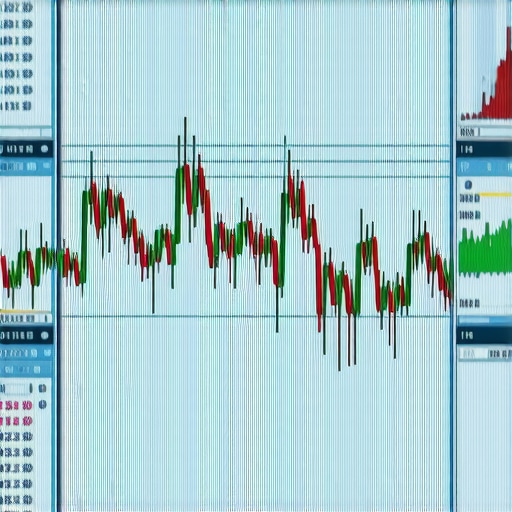 Visual representation of live order book with bid and ask sides for gold trading.