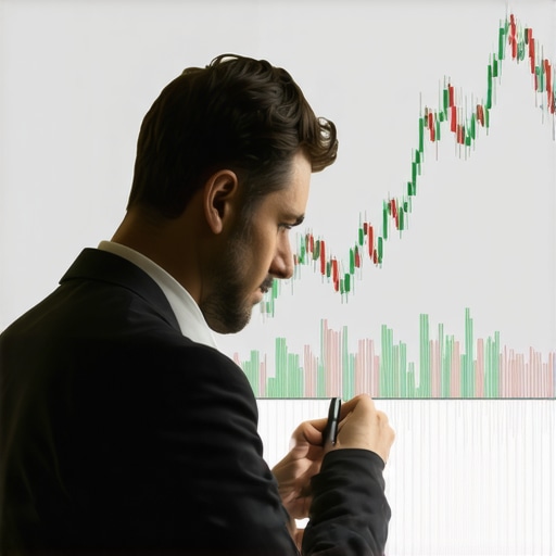 Expert analyzing gold trading data Trader studying gold market charts and economic trends