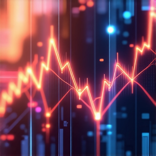 Futuristic graphic illustrating blockchain-based supply chain analytics for gold