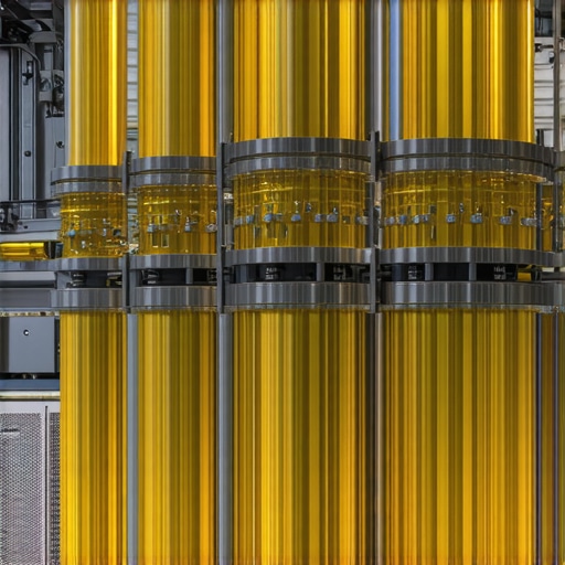 High-tech gold mining equipment symbolizing technological advancements in gold extraction