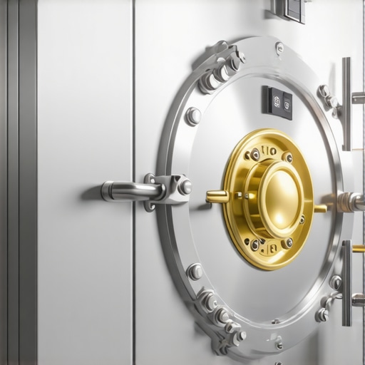 High-security vault showcasing modern gold storage security features